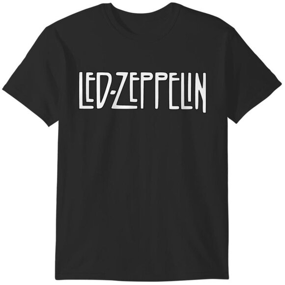 Olin D Tops - Led Zeppelin Classic Rock Band Graphic T-Shirt Retro Music Fan Merch Concert 91